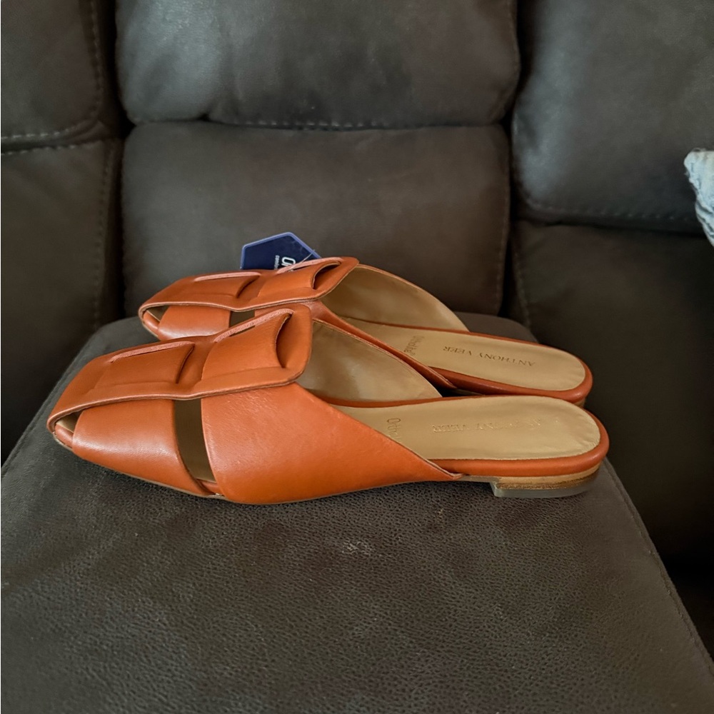 BRAND NEW Anthony Veer
Women Mules size 8